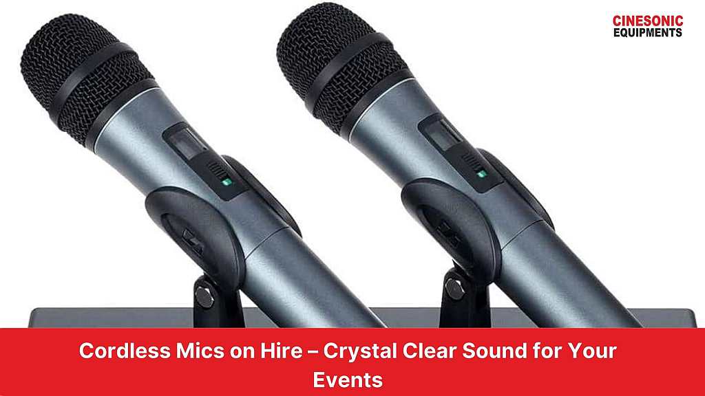 Cordless Mics on Hire